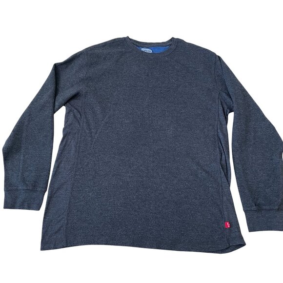 Levi's Thermal Shirt Men's Size XL Gray Waffle Knit 3-Season Warm-Up Red Tab - Picture 1 of 5